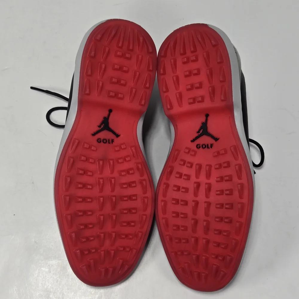 NIKE Jordan ADG 5 Black Red Golf Oxfords Shoes Size Men's 7.5 Women's 9.5